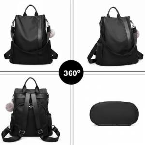 Accessorize Me Czarny Torebko Plecak Damski 2w1 Polini 3