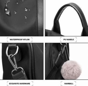 Accessorize Me Czarny Torebko Plecak Damski 2w1 Polini 4