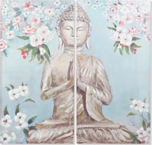 DKD Home Decor Obraz DKD Home Decor Płótno Budda (2 pcs) (70 x 3 x 140 cm) (2 pcs) 1