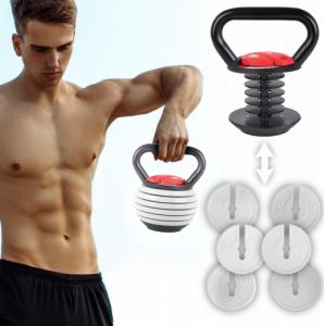 Kettlebell Fit4Med Kettlebell Kula Żeliwny Hantle Regulowane 3,5-18,1 4