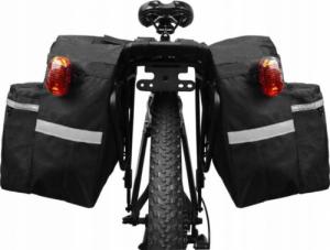 Elletro Elletro Torba Sakwa Rowerowa Na Bagażnik Na Rower pojemna 26L odblaski 5