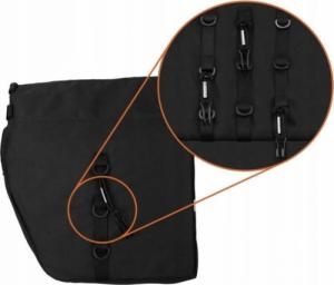 Elletro Elletro Torba Sakwa Rowerowa Na Bagażnik Na Rower pojemna 26L odblaski 6