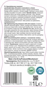BluxCosmetics Szampon dla psów z ekstraktem z oliwek 1L 2
