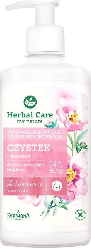 Farmona Herbal Care Żel do higieny intymnej ultradelikatny Czystek 330ml 1
