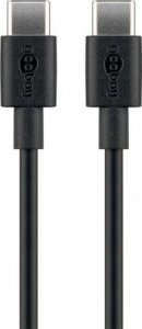 Kabel USB Goobay USB-C - USB-C 1 m Czarny (533568) 1
