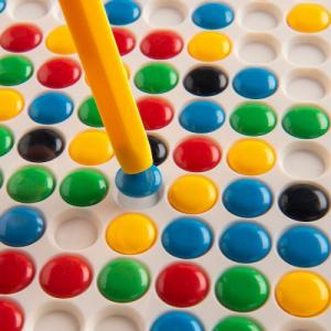 klocki.edu.pl Tablica magnetyczna MagPad Dots [żółta] 8