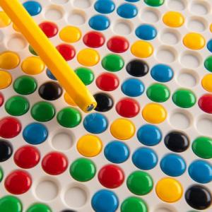 klocki.edu.pl Tablica magnetyczna MagPad Dots [żółta] 9