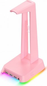 Onikuma Stojak na słuchawki z podświetleniem RGB ST2 różowy 4