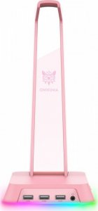 Onikuma Stojak na słuchawki z podświetleniem RGB ST2 różowy 6