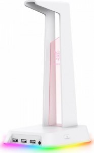 Onikuma Stojak na słuchawki z podświetleniem RGB ST2 biały 2