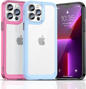 Braders Etui Outer Braders sztywny pokrowiec z żelową ramką do iPhone 12 Pro Max niebieski 2