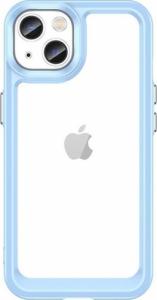 Braders Etui Outer Braders sztywny pokrowiec z żelową ramką do iPhone 13 niebieski 1