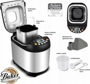 Wypiekacz do chleba TurboTronic Wypiekacz do chleba TurboTronic automat 19 programów moc 550W 2