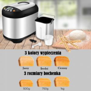 Wypiekacz do chleba TurboTronic Wypiekacz do chleba TurboTronic automat 19 programów moc 550W 3