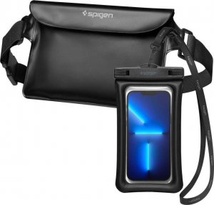 Spigen Etui + saszetka wodoszczelna Spigen A621 Universal Waterproof Case & Waist Bag Black 7