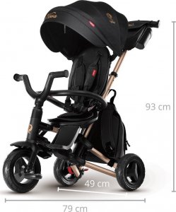 Qplay Rowerek Trójkołowy Nova+ Rubber Golden 4