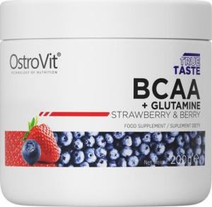 OstroVit OstroVit BCAA + Glutamina 200 g truskawkowo-jagodowy one size 1