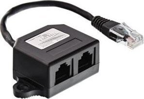 InLine InLine® ISDN splitter, 1 -> 2, 0.15m, with resistors 1