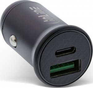 Ładowarka InLine InLine® USB car charger power-adapter power delivery, USB-A + USB Type-C, black 1