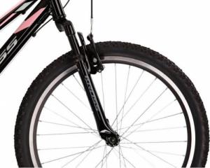 Kross Rower młodzieżowy Kross Lea JR 1.0 24 czarny szary różowy 4