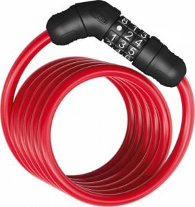 Abus Zapięcie rowerowe na szyfr 4508C/150/8 czerwone 1