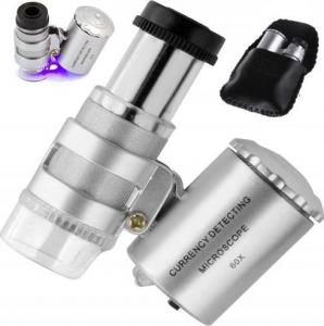 Mikroskop Verk Group Lupa jubilerska mikroskop 60x LED UV profesjonalna 1