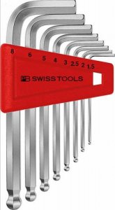 PB Swiss Tools Zestaw kluczy trzpieniowych L, IMBUS Mini 1,5-8mm, 8-cz. z kulką PB Swiss Tools 1