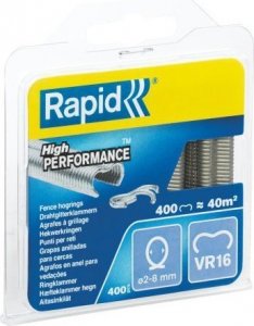 Rapid Zszywki zaciskowe do ogrodzenia Rapid VR16 - 400 szt. 1
