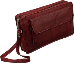 Skórzana saszetka męska z paskiem na nadgarstek 3