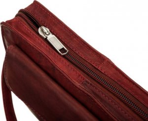 Skórzana saszetka męska z paskiem na nadgarstek 5