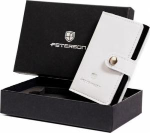 Peterson Skórzane etui z podajnikiem na karty i wizytówki - Peterson 1