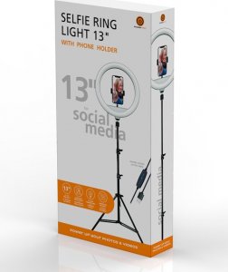 Lampa pierścieniowa Powerton WPRL2W 13", LED biały 6