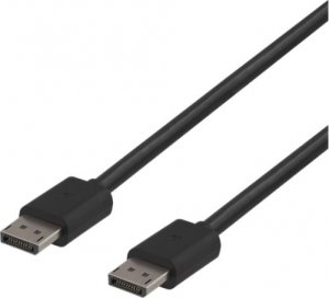 Kabel Deltaco DisplayPort - DisplayPort 2m czarny (DP8K-1020) 1