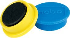 Nobo Magnesy do tablic 13 mm mix kolorów op 3