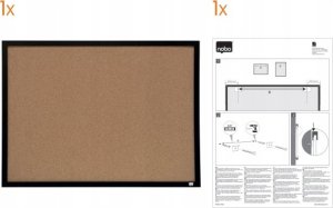 Nobo Tablica korkowa Nobo 585x430 czarna 7