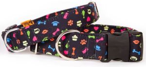 Dingo Obroża regulowana America-Alabama 4,0 x 75 cm (40-67 cm) piktogramy 2