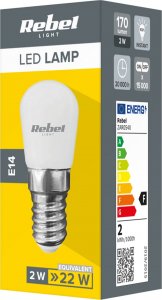 Rebel Lampa LED do lodówki Rebel 2W, E14  4000K, 230V 3