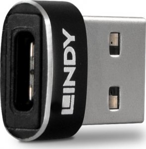Adapter USB Lindy 41884 USB-C - USB Czarny  (41884) 1