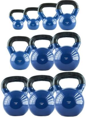 Kettlebell HMS KNV20 gumowany 20 kg 3