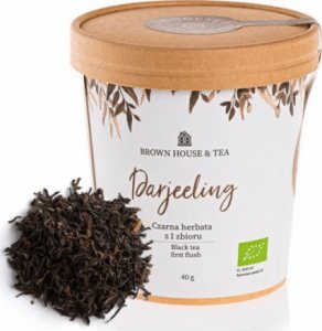 Brown House & Tea Darejeeling - indyjska organiczna czarna herbata z pierwszego zbioru, 40 g 1