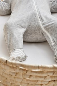 Love to dream Śpioszki dziecięce 3-6m - szare 2