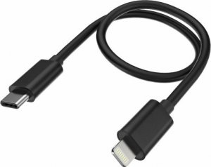 Kabel USB FiiO USB-C - Lightning 0.2 m Czarny (6953175730507) 1