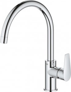 Bateria kuchenna Grohe Bauedge stojąca chrom (31367001) 2