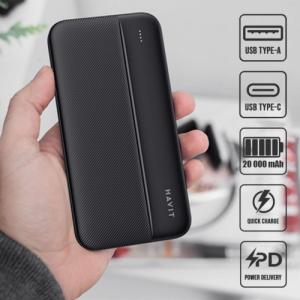 Smartwatch Havit HAVIT powerbank 20000mAh PB81 20W microUSB USB USB-C czarny 2