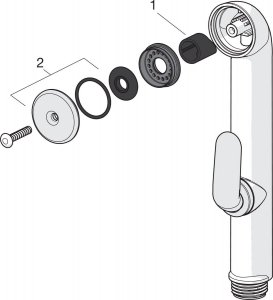 Bidet Oras VEGA BAT.UM.EKO BIDETTA DŹW.107 CZAR.MAT 3