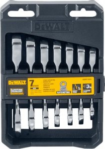 Dewalt DEWALT KLUCZ PŁASKO-OCZKOWY Z GRZECHOTKĄ KPL. 7el. 1