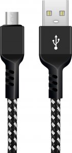 Kabel USB Maclean USB-A - microUSB 2 m Czarny (MCE483) 1