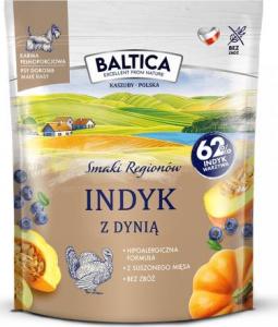 Baltica BALTICA Smaki Regionów Indyk Z Dynią Karma sucha dla psów małych ras 1kg 1
