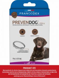 Francodex FRANCODEX Obroża biobójcza PREVENDOG 75 cm dla dużych i bardzo dużych psów pow. 25 kg - 1 szt. 1