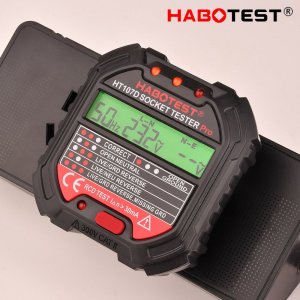 Habotest Tester gniazd z wyświetlaczem cyfrowym (HT107D) 3